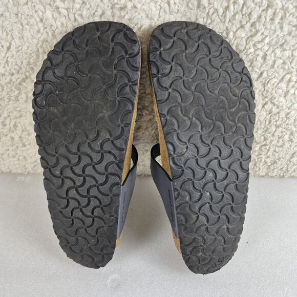 Birkenstock Gizeh Sandals Shoes 42 M 9/ W 11 Gray Briko Flor Thong Slip On Flats - Picture 6 of 8